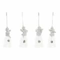 Miniatyrbild 1 av 2: Julgranskula DKD Home Decor Harts Glas Ängel (4 pcs) (5 x 5 x 10.5 cm)