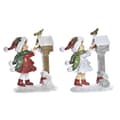 Miniatyrbild 1 av 3: Julgranskula DKD Home Decor Harts (11,5 x 6 x 13,5 cm) (2 antal)