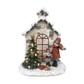 Miniatyrbild 2 av 2: Julgranskula DKD Home Decor Harts Hus (16,5 x 9 x 21 cm) (2 antal)