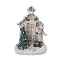 Miniatyrbild 1 av 2: Julgranskula DKD Home Decor Harts Hus (16,5 x 9 x 21 cm) (2 antal)