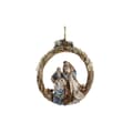 Miniatyrbild 1 av 4: Julkrubba-set DKD Home Decor Blå Gyllene Krona 30 x 5 x 30 cm 50 x 10 x 57 cm