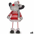 Miniatyrbild 1 av 2: Prydnadsfigur Krist+ FG09-21386B Röd Grå Julrenar 13 x 33,5 x 20 cm (8 antal)