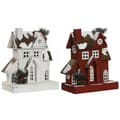 Miniatyrbild 4 av 4: Julgranskula Home ESPRIT Vit Röd 26 x 14 x 32 cm (2 antal)