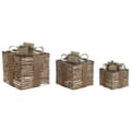 Miniatyrbild 4 av 4: Julgranskula DKD Home Decor Naturell 25 x 25 x 25 cm (3 Delar)