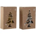 Miniatyrbild 1 av 3: Julgranskulor Home ESPRIT Gyllene Silvrig PVC 20 x 10 x 30 cm (2 antal)