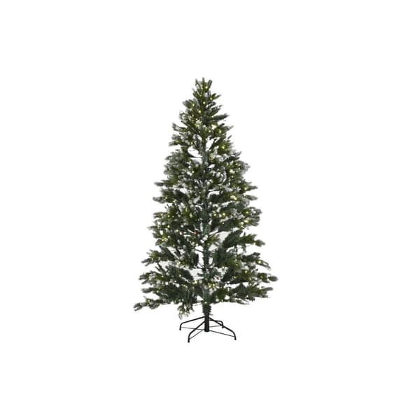 Julgran Home ESPRIT Grön Metall Polyetylen Snöfall 130 x 130 x 210 cm