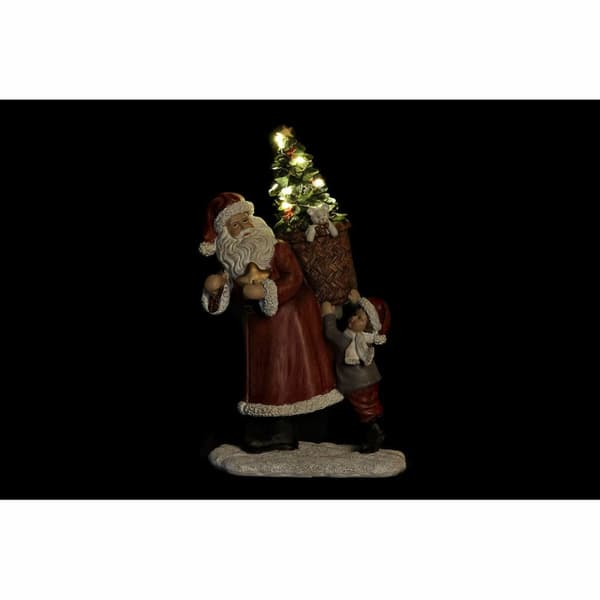 Dekorativ figur DKD Home Decor Julemanden Harpiks (15 x 11 x 27 cm)