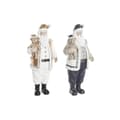 Miniatyrbillede 1 af 3: Julepynt DKD Home Decor Harpiks Julemanden (12 x 9 x 27 cm) (2 enheder)