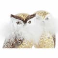 Miniatyrbillede 3 af 3: Julepynt DKD Home Decor Ugle Harpiks (7,5 x 7,5 x 14 cm) (2 enheder)