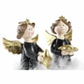Miniatyrbillede 3 af 3: Julepynt DKD Home Decor Harpiks Engel (8 x 9 x 20 cm) (2 enheder)