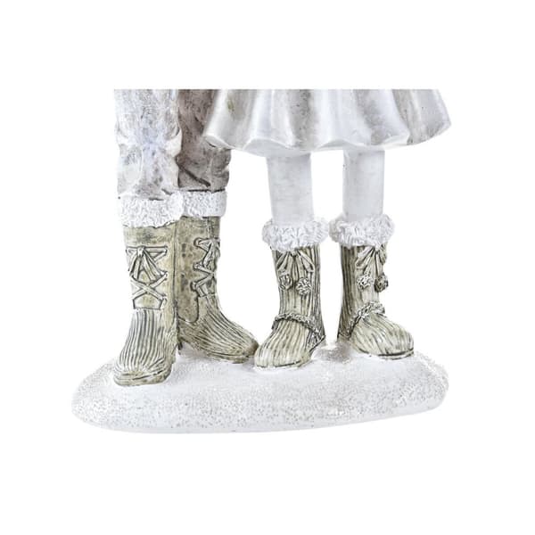 Julepynt DKD Home Decor Harpiks Par (10,5 x 7 x 20,5 cm) (2 enheder)