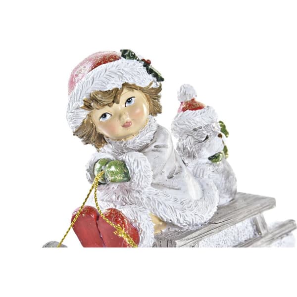 Julepynt DKD Home Decor Harpiks (13 x 6 x 10,5 cm) (2 enheder)