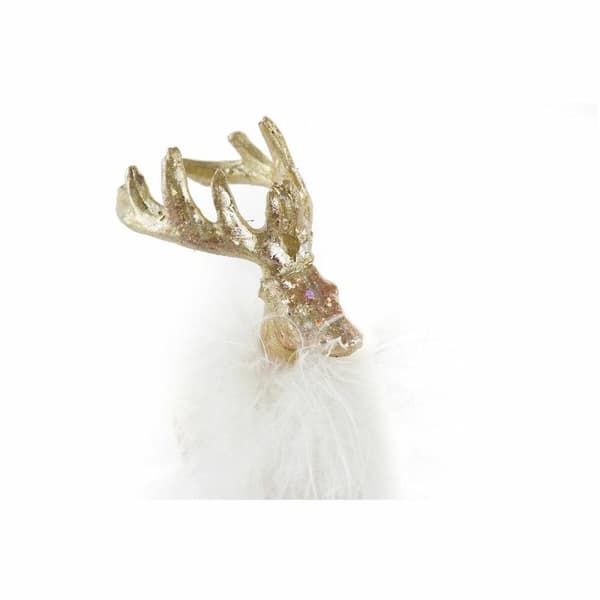 Julepynt DKD Home Decor Harpiks Rensdyr (8 x 4 x 12 cm)