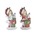 Miniatyrbillede 1 af 3: Julepynt DKD Home Decor Harpiks Piger (6,5 x 6,5 x 12 cm) (2 enheder)
