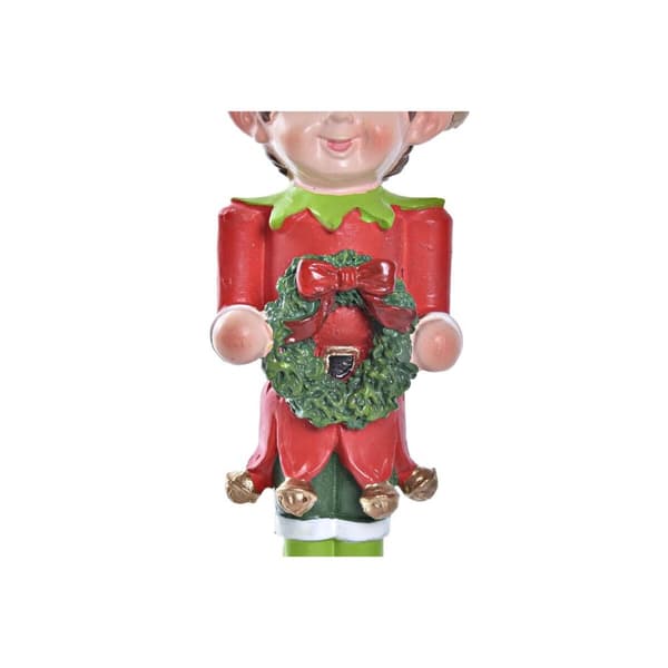 Julepynt DKD Home Decor Harpiks Alf (5 x 4 x 14 cm) (3 enheder)