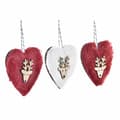 Miniatyrbillede 2 af 4: Juledekorationssæt DKD Home Decor Polyester (21 x 8 x 1 cm) (8 cm) (2 enheder)