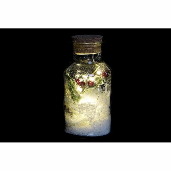 Lysdekoration DKD Home Decor Jul Natur (6 x 6 x 14 cm) (3 enheder)