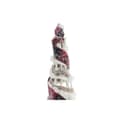 Miniatyrbillede 2 af 4: Indretning DKD Home Decor Kegler Jul LED Hvid Sort Rød Natur Sølvfarvet 20 x 20 x 80 cm (3 Dele)