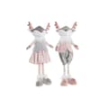 Miniatyrbillede 1 af 3: Dekorativ figur DKD Home Decor Jul Dyr Polyester Hjort (15 x 11 x 49 cm) (2 enheder)