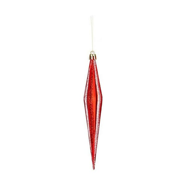 Julepynt Krist+ 00905 Rød PVC 8,5 x 3,5 x 19 cm Strakt