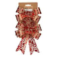 Miniatyrbillede 3 af 3: Lasso Krist+ HJ1-12007 Rød Gylden PVC Trykt 15 x 4 x 16 cm Julepynt (12 enheder)