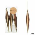 Miniatyrbillede 1 af 2: Juledekorationssæt Krist+ 00899 Brun PVC Strakt 8,5 x 3,5 x 19 cm (12 enheder)