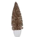 Miniatyrbillede 2 af 2: Dekorativ figur Juletræ Mint champagne Plastik 10 x 33 x 10 cm (6 enheder)