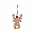 Miniatyrbillede 2 af 3: Julepynt Rensdyr Brun Træ 7,5 x 2,5 x 17 cm (24 enheder)