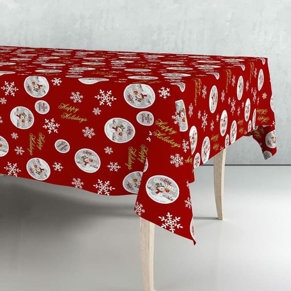 Tablecloth roll Exma Rød Jul 140 cm x 25 m