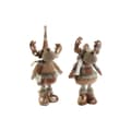 Miniatyrbillede 1 af 4: Julepynt DKD Home Decor Brun Rensdyr 18 x 17 x 48 cm (2 enheder)