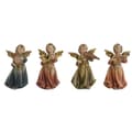 Miniatyrbillede 1 af 2: Julepynt DKD Home Decor Multifarvet Engel 6 x 3,9 x 9,8 cm (4 enheder)