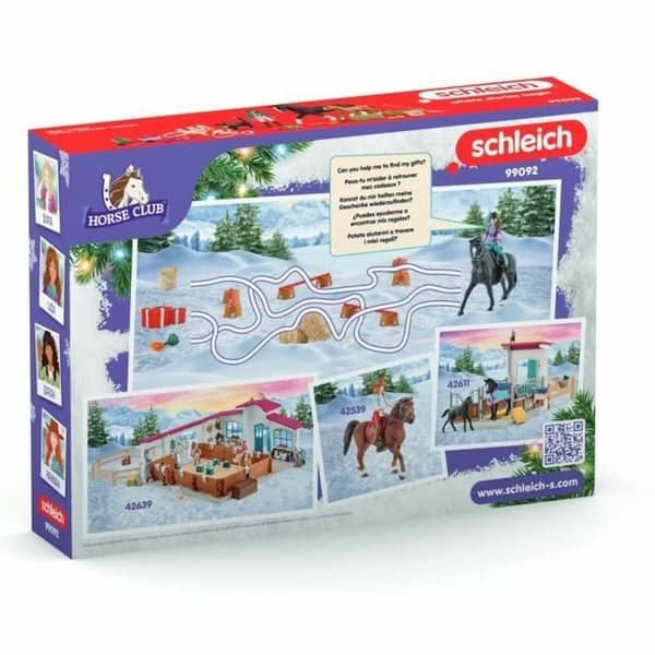 Adventskalender Schleich 99092 Club Plastik (24 Dele)