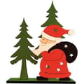 Miniatyrbild 2 av 2: Julklapp och träd av trä att montera och måla