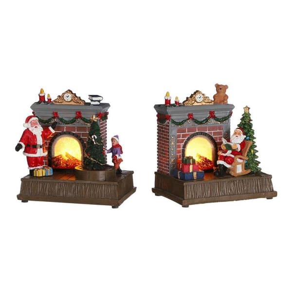 Juldekoration - Ej specificerad - 15,5 x 10,5 x 5 cm - Vit - Rektangulär - Blandat
