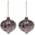 Miniatyrbild 2 av 2: Julkulor - BIGBUY JUL - Brun - 8 cm - Glas - Förpackning av 2 stycken