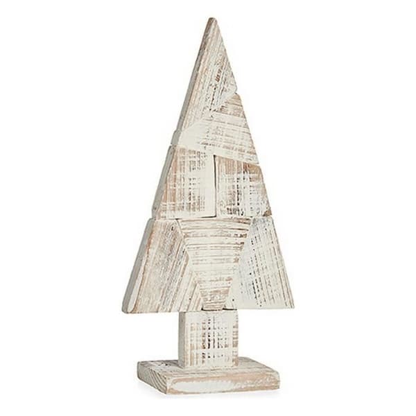 julgran 9 x 41,5 x 20 cm naturligt vitt trä