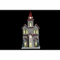 Miniatyrbild 2 av 3: Julgranskula DKD Home Decor Hus MDF (13 x 8 x 28 cm) (2 antal)