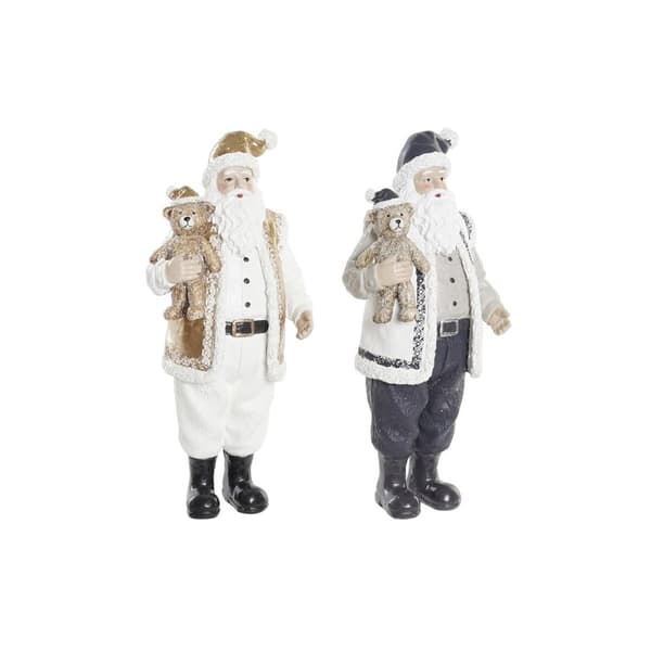Julgranskula DKD Home Decor Harts Tomte (12 x 9 x 27 cm) (2 antal)