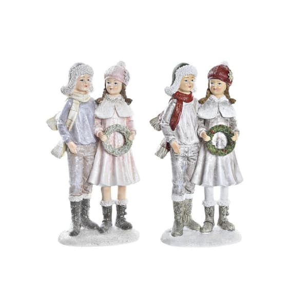 Julgranskula DKD Home Decor Harts Par (10,5 x 7 x 20,5 cm) (2 antal)