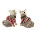 Miniatyrbild 1 av 3: Julgranskula DKD Home Decor Polyester (16 x 18 x 21 cm) (2 antal)