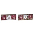Miniatyrbild 4 av 4: Juldekorationer DKD Home Decor Polyester (21 x 8 x 1 cm) (8 cm) (2 antal)