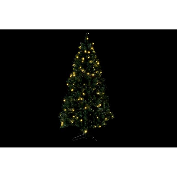 Juletræ DKD Home Decor Grøn PVC Plastik 150 x 150 x 210 cm