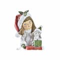 Miniatyrbillede 3 af 3: Julepynt DKD Home Decor Harpiks Piger (6,5 x 6,5 x 12 cm) (2 enheder)
