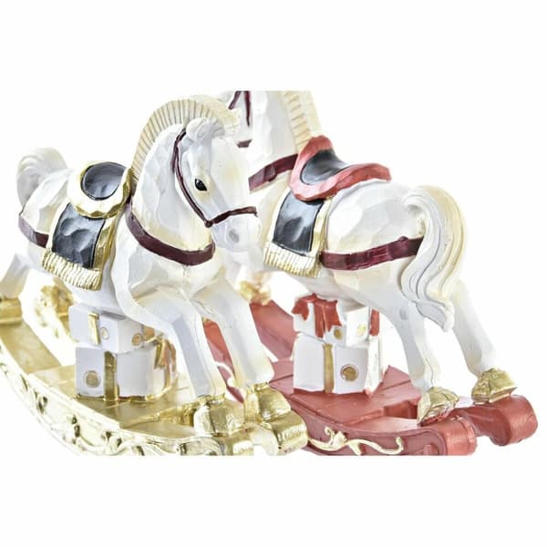 Julepynt DKD Home Decor Hest Harpiks (14 x 4 x 11 cm) (2 enheder)
