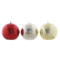 Miniatyrbillede 1 af 3: Stearinlys DKD Home Decor Jul (9 x 9 x 9 cm) (3 enheder)