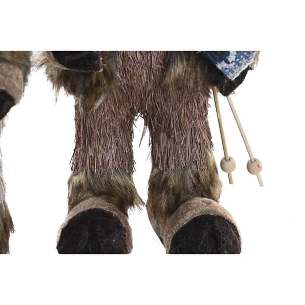 Dekorativ figur DKD Home Decor Jul Rensdyr Natur polystyren (15 x 16 x 35 cm) (2 enheder)
