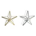 Miniatyrbillede 1 af 3: Lyseholder DKD Home Decor Stjerne (2 enheder) (16 x 8 x 16 cm)