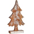Miniatyrbild 3 av 3: Prydnadsfigur Julgran Silvrig Trä 5 x 39 x 21 cm (6 antal)