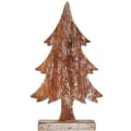 Miniatyrbild 2 av 3: Prydnadsfigur Julgran Silvrig Trä 5 x 39 x 21 cm (6 antal)