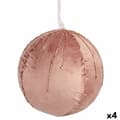 Miniatyrbild 1 av 3: Uppsättning av julkulor Krist+ 19A5453-PR Rosa Polyester (4 antal)